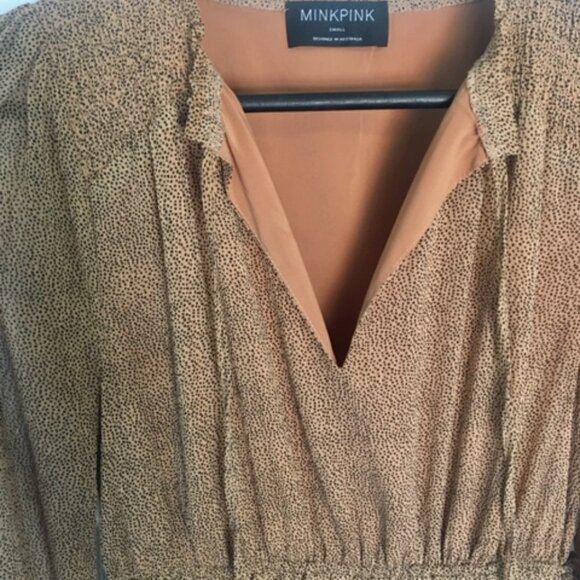 Mink Pink Midi,long sleeve, boho dress size small - Picture 5 of 16